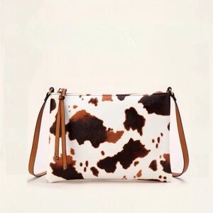 Cowprint Crossbody Bag